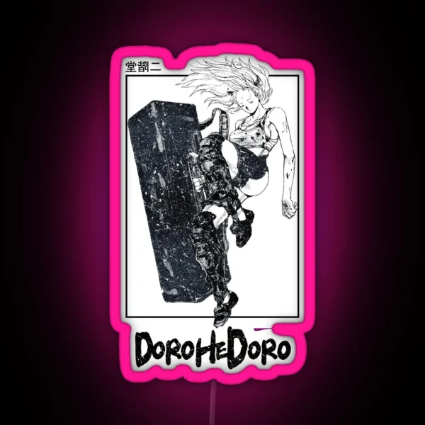 Dorohedoro Nikaido Design RGB Neon Sign