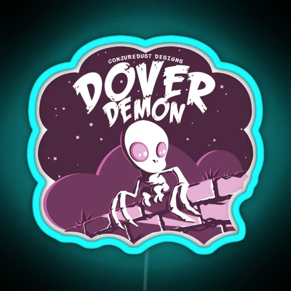 Dover Demon Encounter RGB Neon Sign