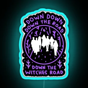 Down Down RGB Neon Sign