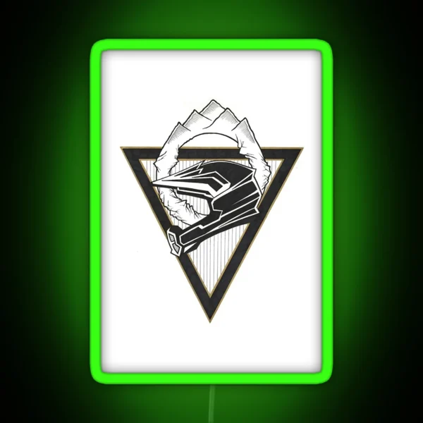 Downhill MTB Enduro RGB Neon Sign