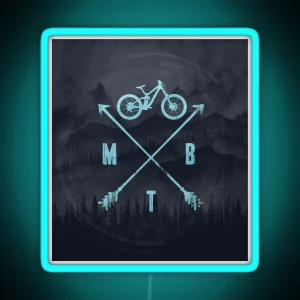 Downhill MTB RGB Neon Sign