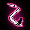 Downhill Ski Racing RGB Neon Sign - Image 6