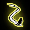Downhill Ski Racing RGB Neon Sign - Image 5