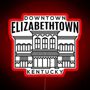 Downtown Elizabethtown KY RGB Neon Sign