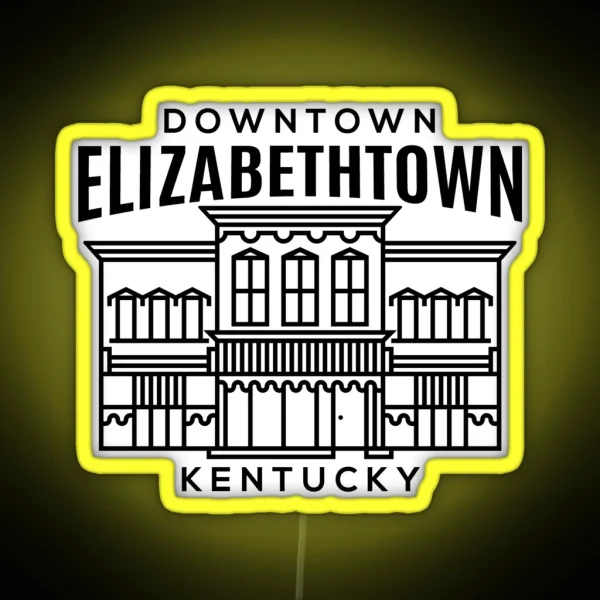Downtown Elizabethtown KY RGB Neon Sign