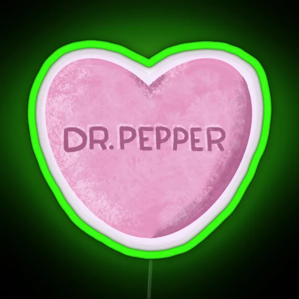 Dr Pepper Love RGB Neon Sign