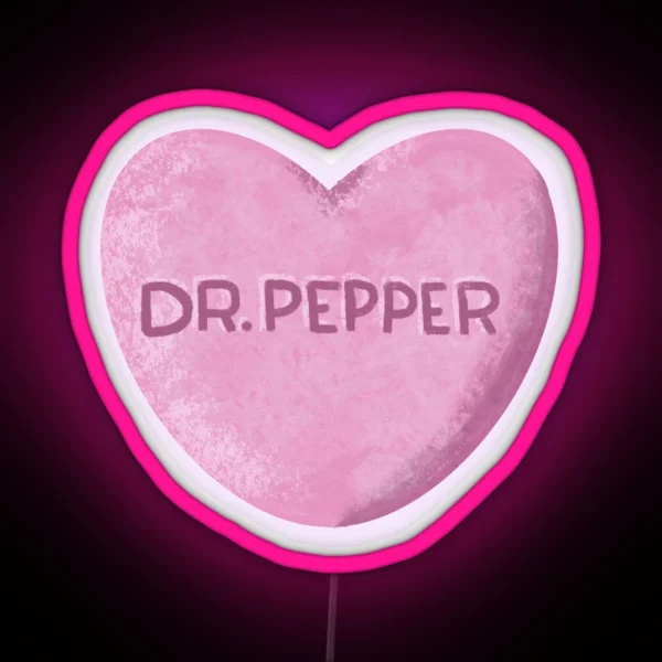 Dr Pepper Love RGB Neon Sign