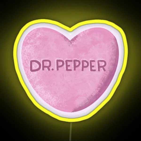 Dr Pepper Love RGB Neon Sign