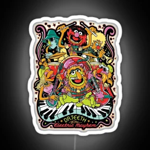 Dr Teeth And The Electric Mayhem Contour RGB Neon Sign