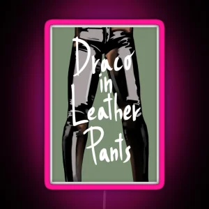 Draco In Leather Pants RGB Neon Sign