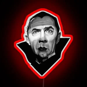 Dracula Bela Lugosi Satire RGB Neon Sign