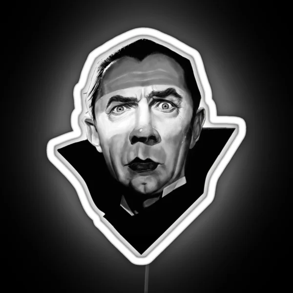 Dracula Bela Lugosi Satire RGB Neon Sign