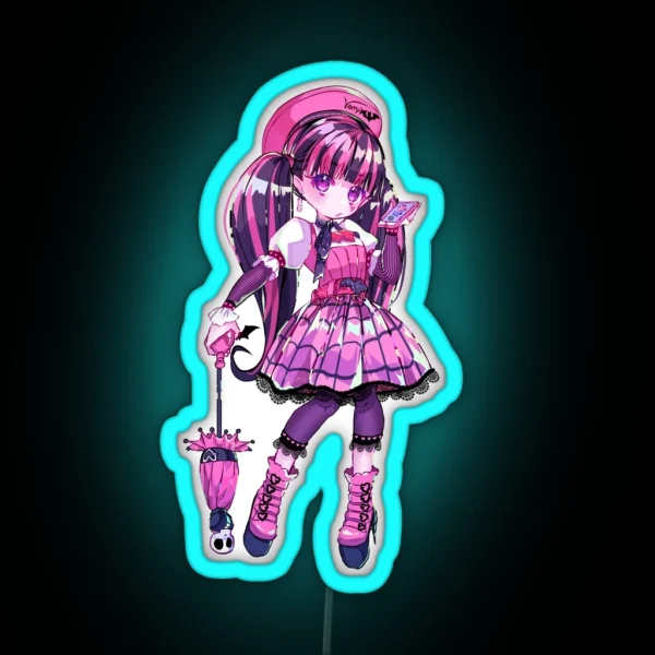 Draculaura RGB Neon Sign