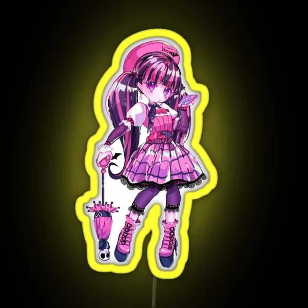 Draculaura RGB Neon Sign