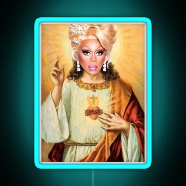 Drag Jesus RGB Neon Sign