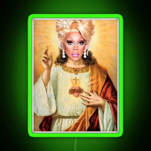 Drag Jesus RGB Neon Sign