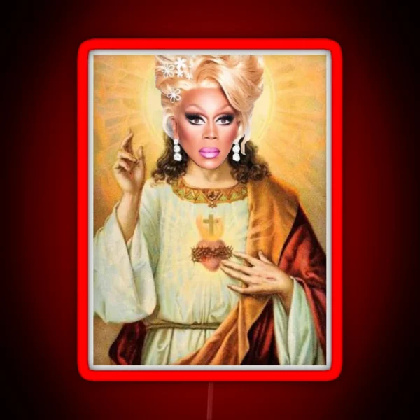 Drag Jesus RGB Neon Sign
