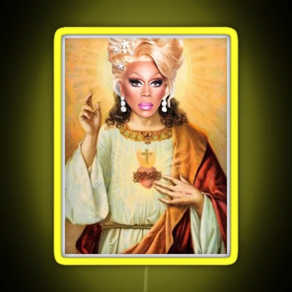 Drag Jesus RGB Neon Sign