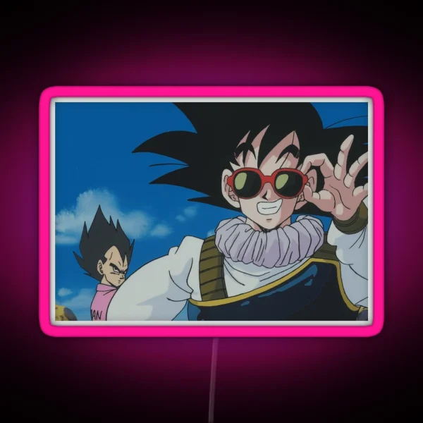 Dragon Ball Aesthetic RGB Neon Sign