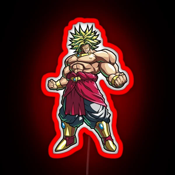 Dragon Ball Broly RGB Neon Sign