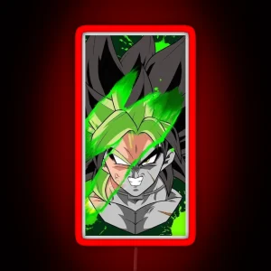Dragon Ball Broly Wallpaper RGB Neon Sign