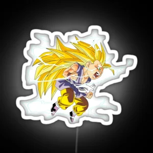 Dragon Ball Kid Goku Ssj3 RGB Neon Sign