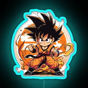 Dragon Ball Son Goku RGB Neon Sign