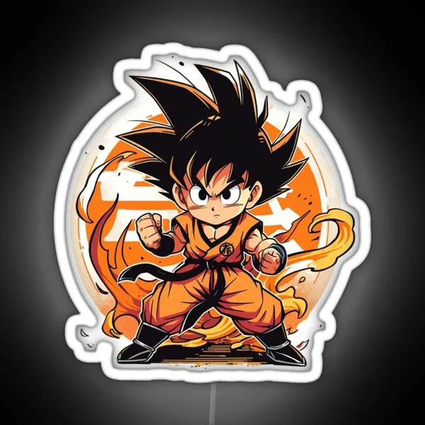 Dragon Ball Son Goku RGB Neon Sign