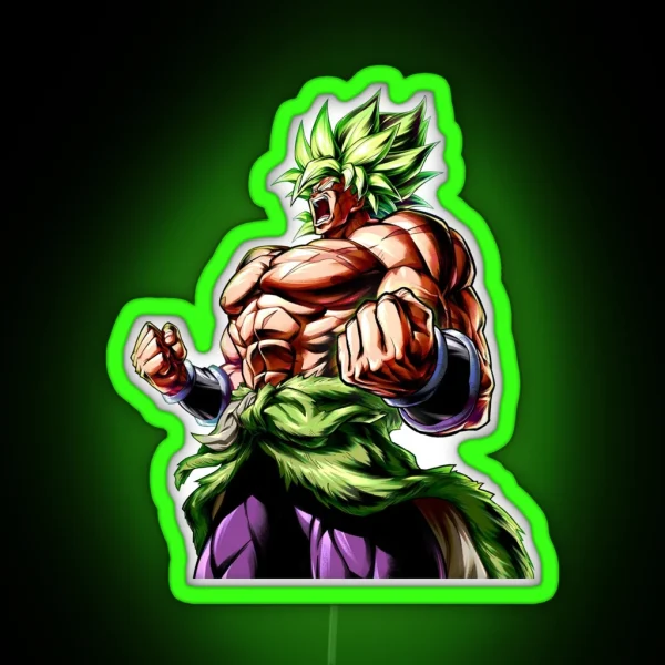 Dragon Ball Super Broly RGB Neon Sign