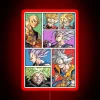 Dragon Ball Super Cover Art RGB Neon Sign - Image 2