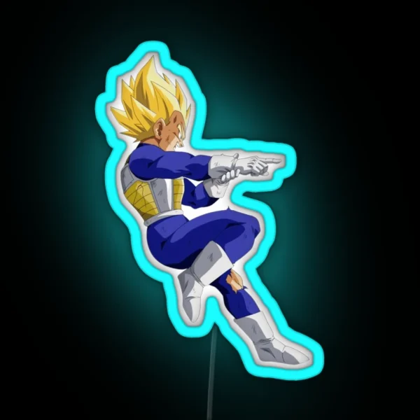 Dragon Ball Vegeta Super RGB Neon Sign