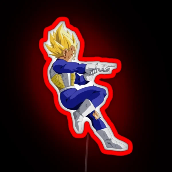 Dragon Ball Vegeta Super RGB Neon Sign