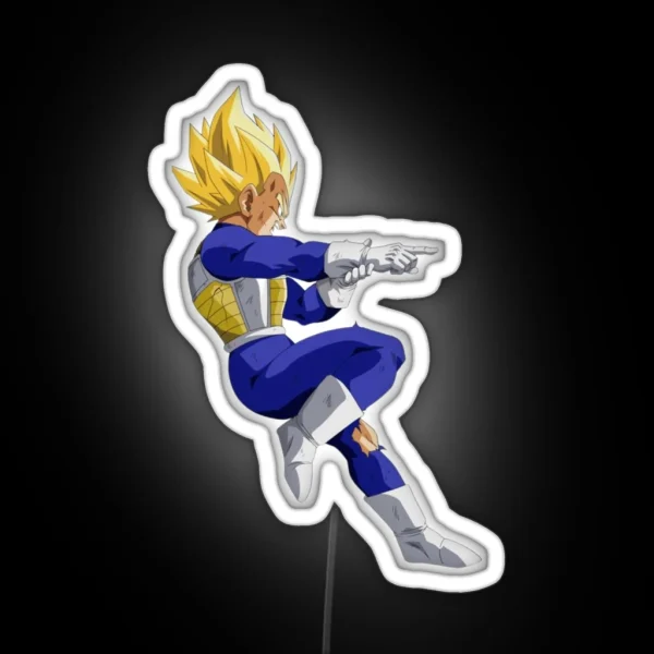 Dragon Ball Vegeta Super RGB Neon Sign