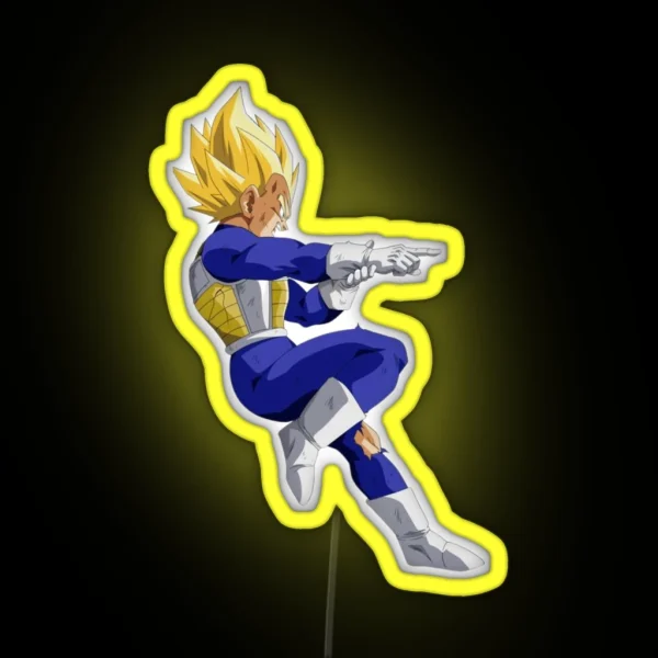 Dragon Ball Vegeta Super RGB Neon Sign