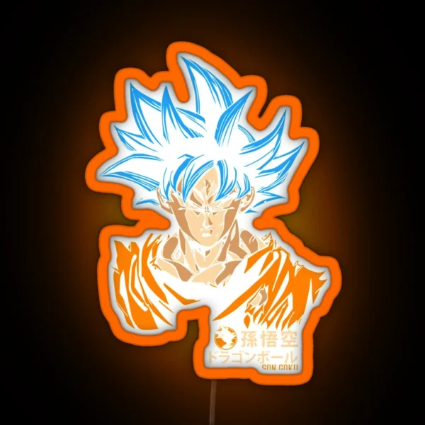 Dragon Ball Z Goku RGB Neon Sign
