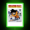 Dragon Ball Z Goku Training Manga Page RGB Neon Sign - Image 4