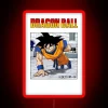 Dragon Ball Z Goku Training Manga Page RGB Neon Sign - Image 2