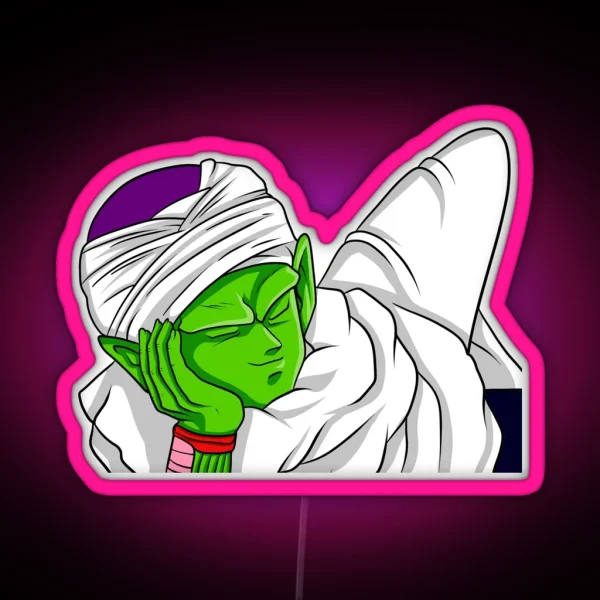 Dragon Ball Z Peeker Chilling Piccolo RGB Neon Sign