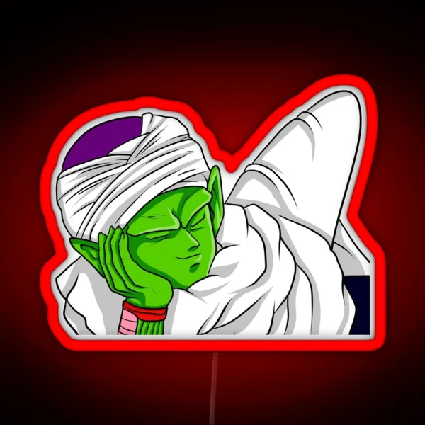 Dragon Ball Z Peeker Chilling Piccolo RGB Neon Sign