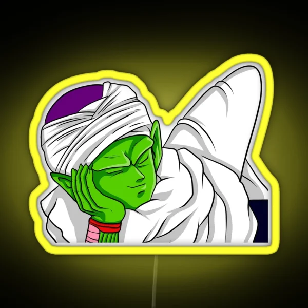 Dragon Ball Z Peeker Chilling Piccolo RGB Neon Sign