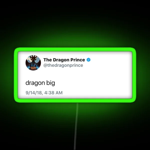 Dragon Big RGB Neon Sign