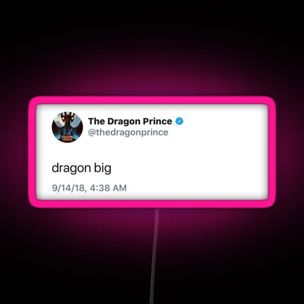 Dragon Big RGB Neon Sign