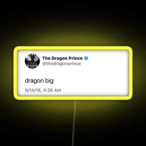Dragon Big RGB Neon Sign