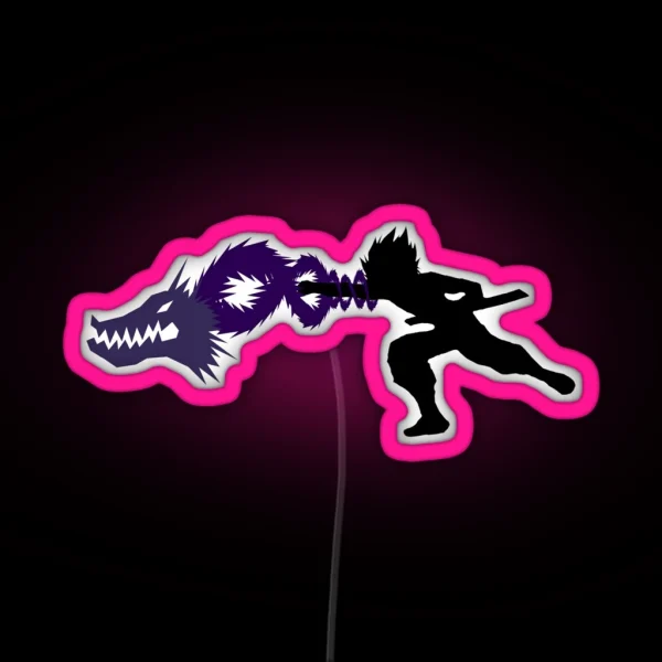 Dragon Of The Darkness Flame RGB Neon Sign