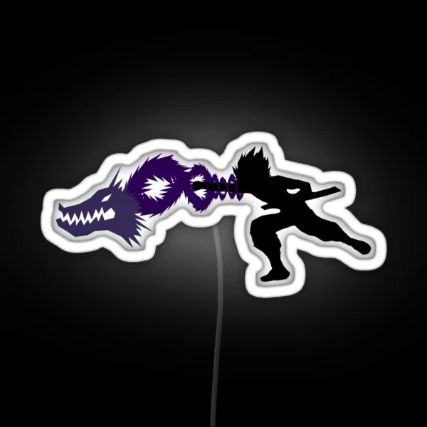 Dragon Of The Darkness Flame RGB Neon Sign