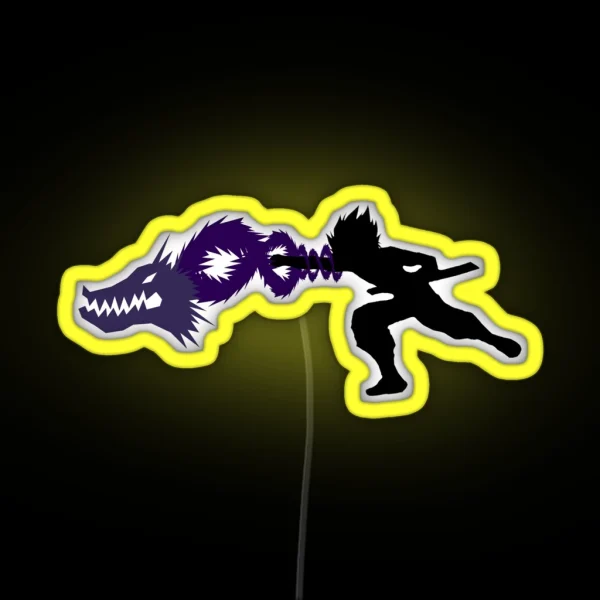 Dragon Of The Darkness Flame RGB Neon Sign