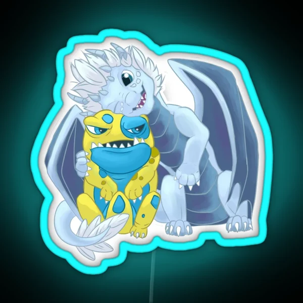 Dragon Prince Bait And Zym RGB Neon Sign