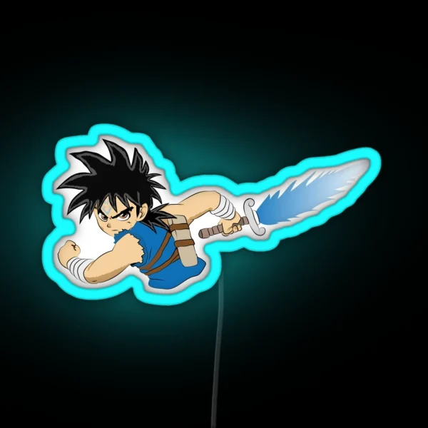 Dragon Quest The Adventure Of Dai Dragon Quest RGB Neon Sign