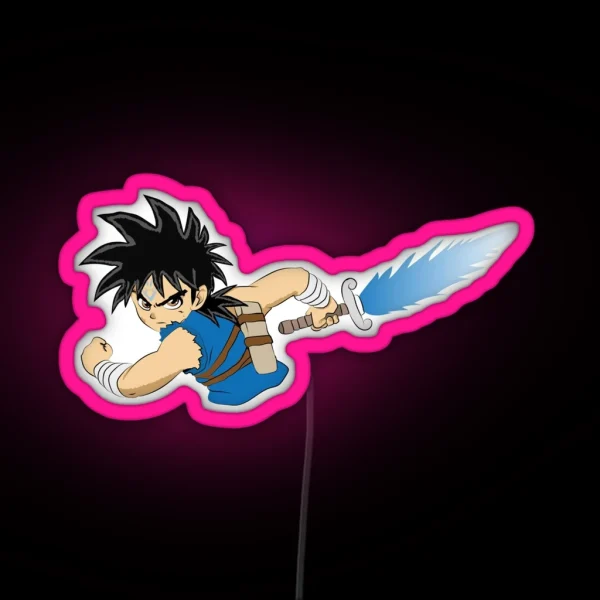 Dragon Quest The Adventure Of Dai Dragon Quest RGB Neon Sign