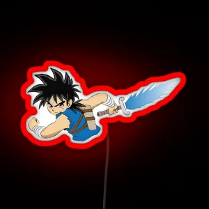 Dragon Quest The Adventure Of Dai Dragon Quest RGB Neon Sign